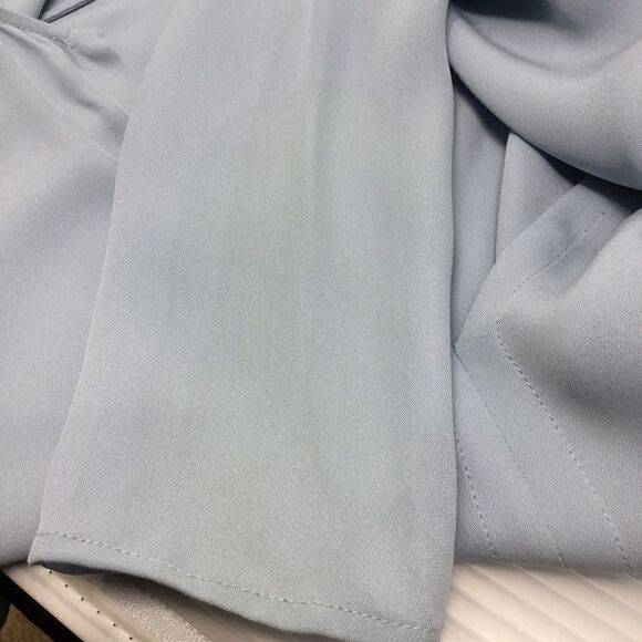 Theory Slit-Front Silk Classic Georgette Tunic C8 - Picture 6 of 8